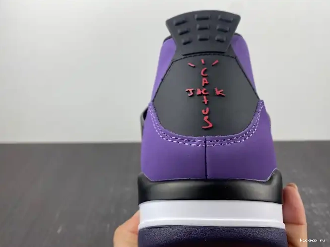 Rep MAX 766296 Scott Purple 4 Travis Retro Jordan LN4 and (Friends Family) 0414